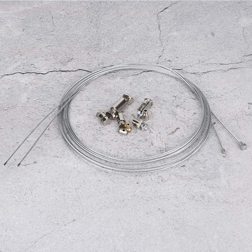 Clutch Cable Repair Kit, Motorcycle Emergency Brake Throttle Accelerator Cable Repair Kit Steel Universal