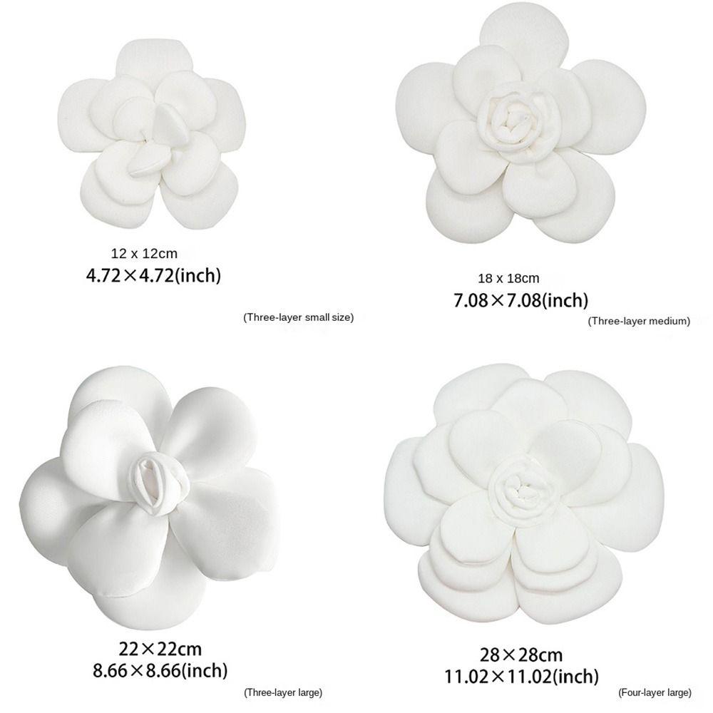 Fashion 3D Chest Flower Large Size DIY Brooch Accessories Exquisite Removable Dress Decoration Wedding Dress Clothes Decoration