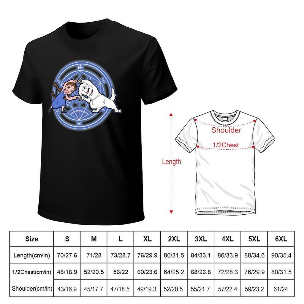 Fullmetal Fusion Alchemist T-Shirt Bluse Rapper Grafik-Tees Baggy Shirts Sommer Tops Kurzarm-Tee Herren