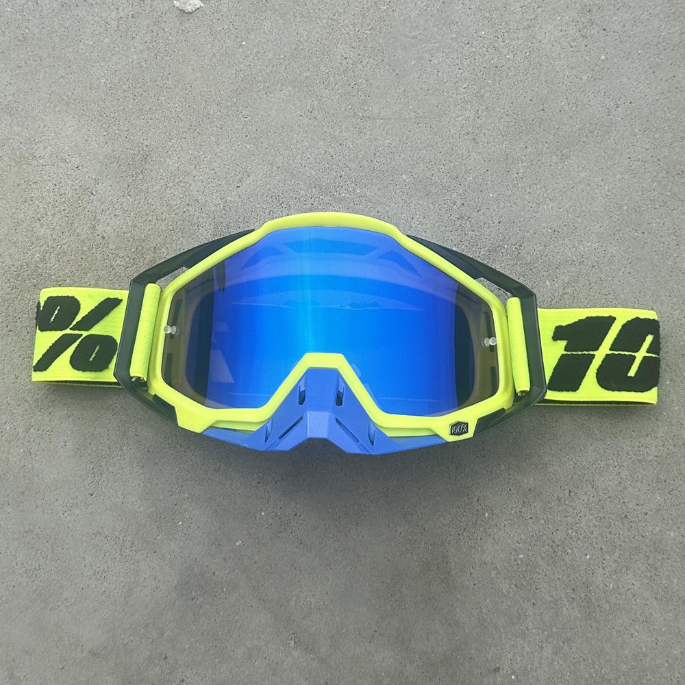 Motorcycle Goggles Color Off-road Helmet Goggles Windproof Sand Riding Glasses Ski Goggles