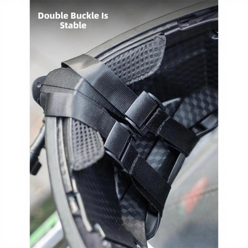 Wide Compatible Helmet Camera Mount Holder with Quick Release and Adjustable Angle for Action Videos