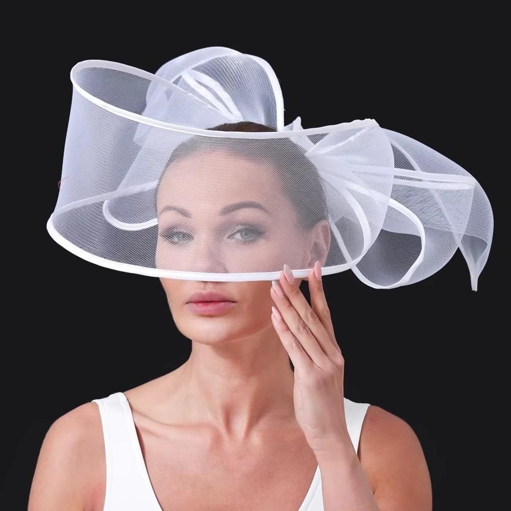 Veil Design Fascinator Hat Luxury Derby Hat Fashion Royal Race Hat For Women