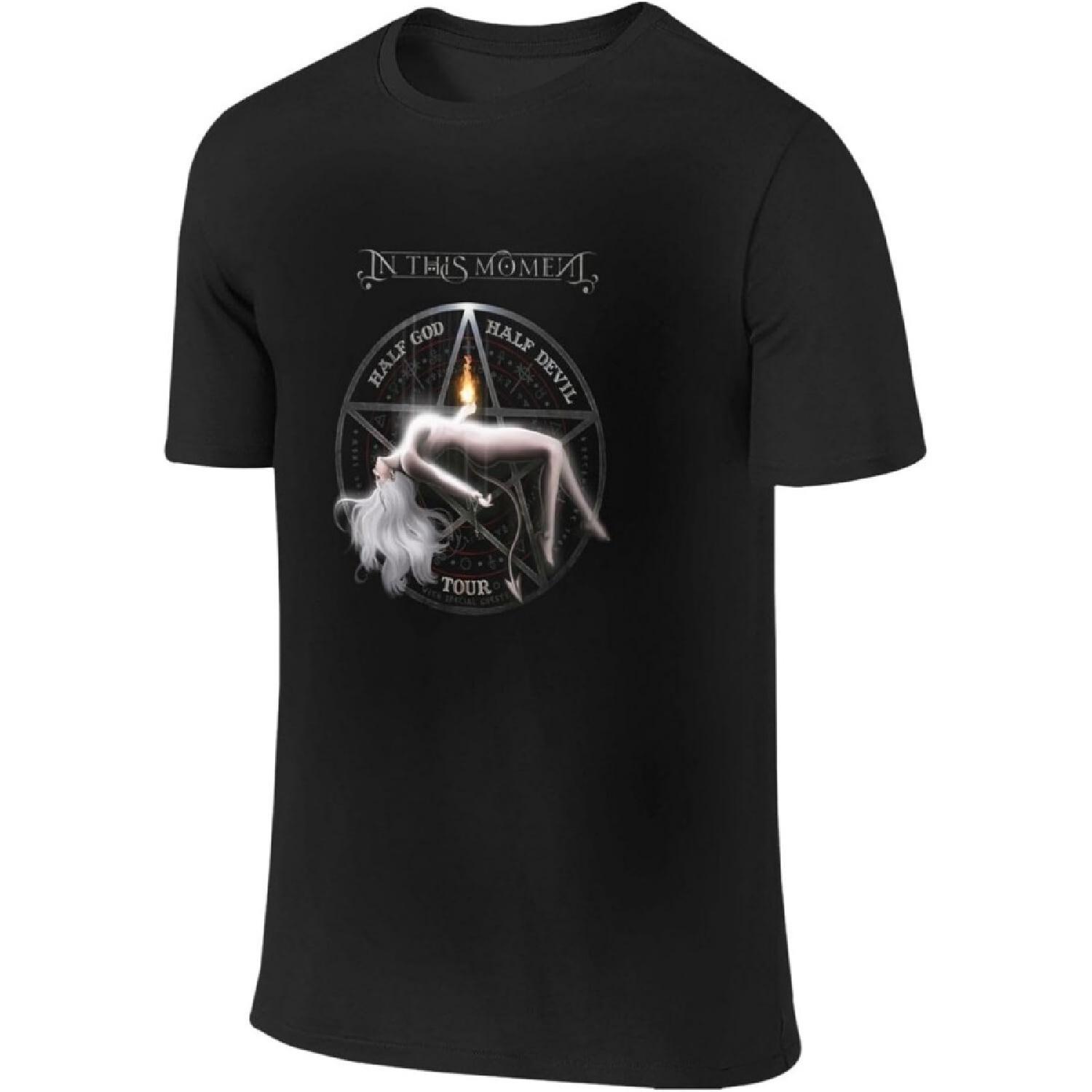 

Rashmika Men s Short Sleeve T Shirts Maria Brink Cotton Athletic t-Shirt Workout Shirts for Men XXXXXL чорний