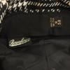 Borsalino Made In Italy Wool Houndstooth Casquette Black Series Women Used