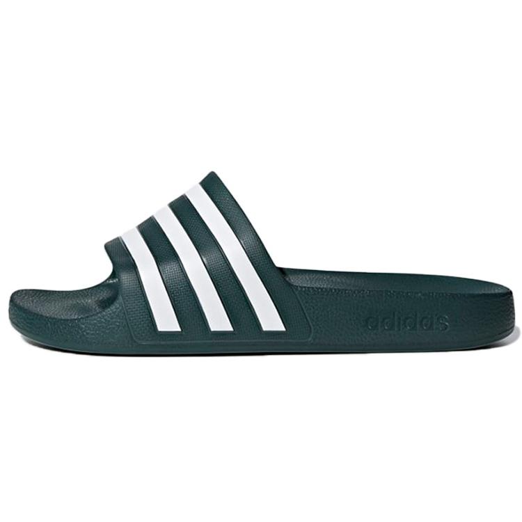 New Adilette Adidas Aqua Slides 'Legend Ivy' F35537