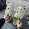 Sommer Hausschuhe Herren Clogs Plateau Damen Strandsandalen Outdoor Casual Rutschfestes Schuhwerk Herren Sandalen