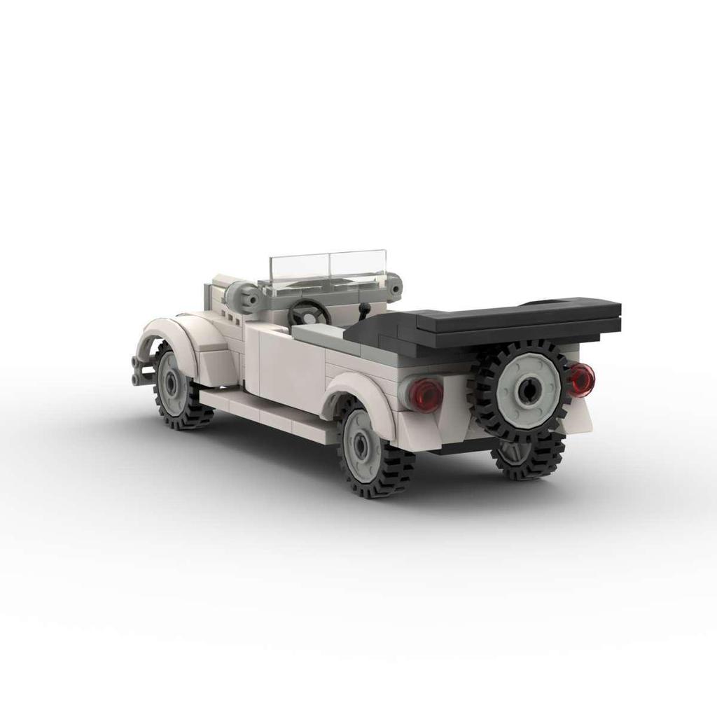 LEGO-Compatible Convertible Classic Car Model Building Set - Speed 8-Stud Creative Ornament Car Blocks