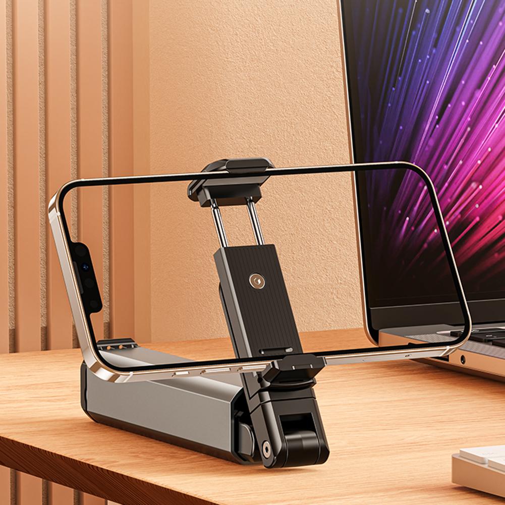 Airplane Travel Essentials Adjustable Phone Stand 360 Degree Rotation Portable Foldable Hook for iPhone 15/14/13/12 & All Phones