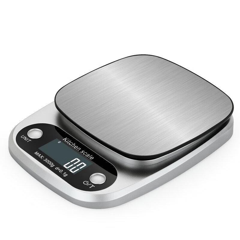 DIHENG 3kg/0.1g Stainless Steel Precision Digital Kitchen Scale