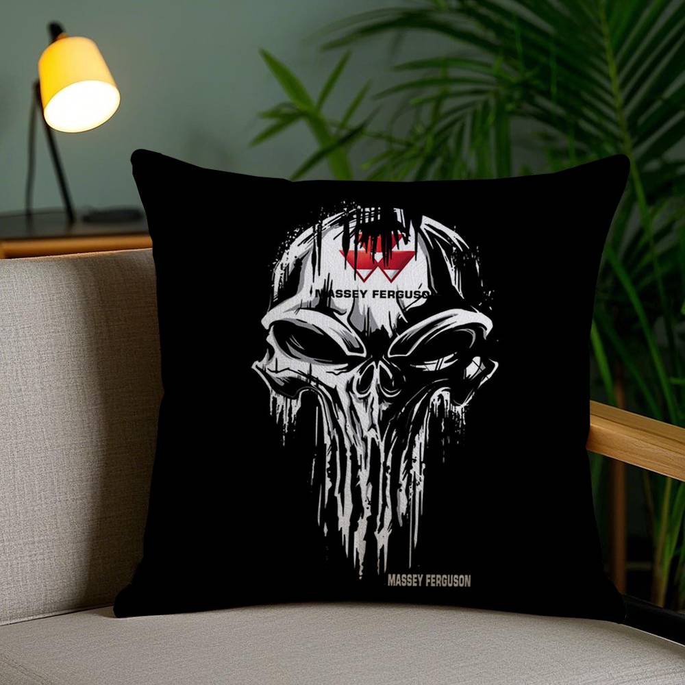 M-Massey F-FergusonS Pillow Case Sofa Short Plush Double-sided HD Printing Room Home Office Gift Cushion Cover