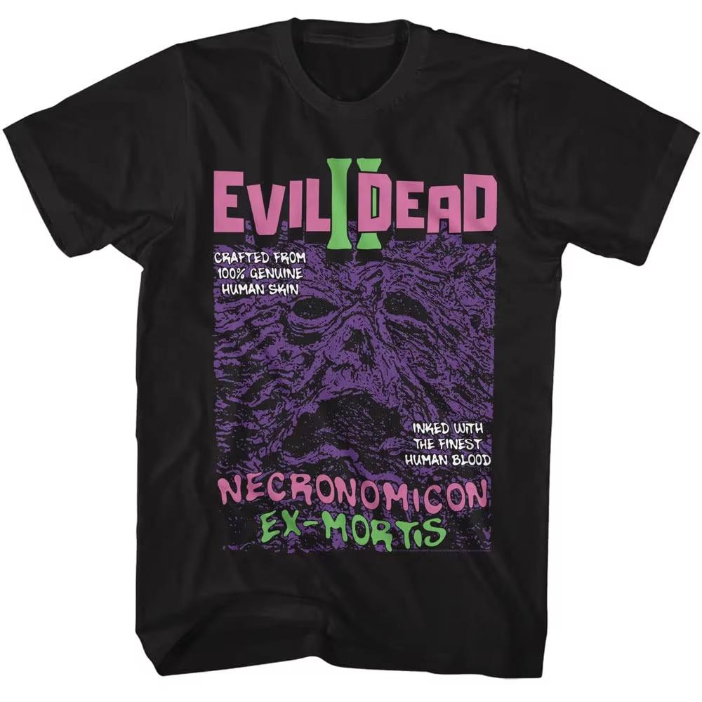 

horror movie Evil Dead II graphics 100Cotton unisex shirt 2026 Summer New Mens fashion harajuku vintage t shirt S