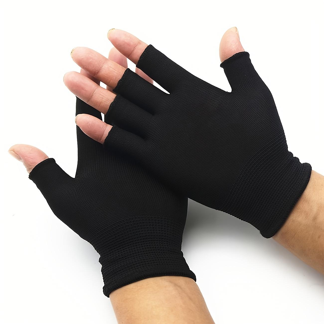 

Breathable and Elastic Half-Finger Riding Gloves, Outdoor Sports Fingerless Gloves, Suitable for Cycling, Driving, Fishing, Sports чёрный