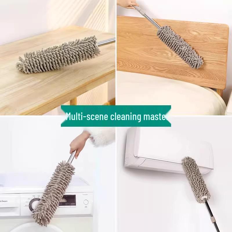 Retractable Feather Duster for Efficient Dust and Ash Removal - Perfect for Ceiling and Household Cleaning