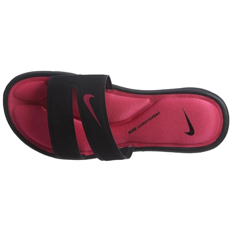 Nike Comfortable Casual Non-Slip Slide Sandals Women Footwear Black Pink 882695-003