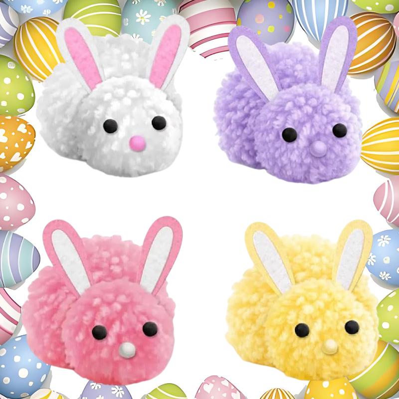 Bunny Easter Craft Kit For Kids Easter Egg Fillers, Easter Basket Stuffers For Kids Pcs Mini Easter Plush Bunny Stuffed Animals