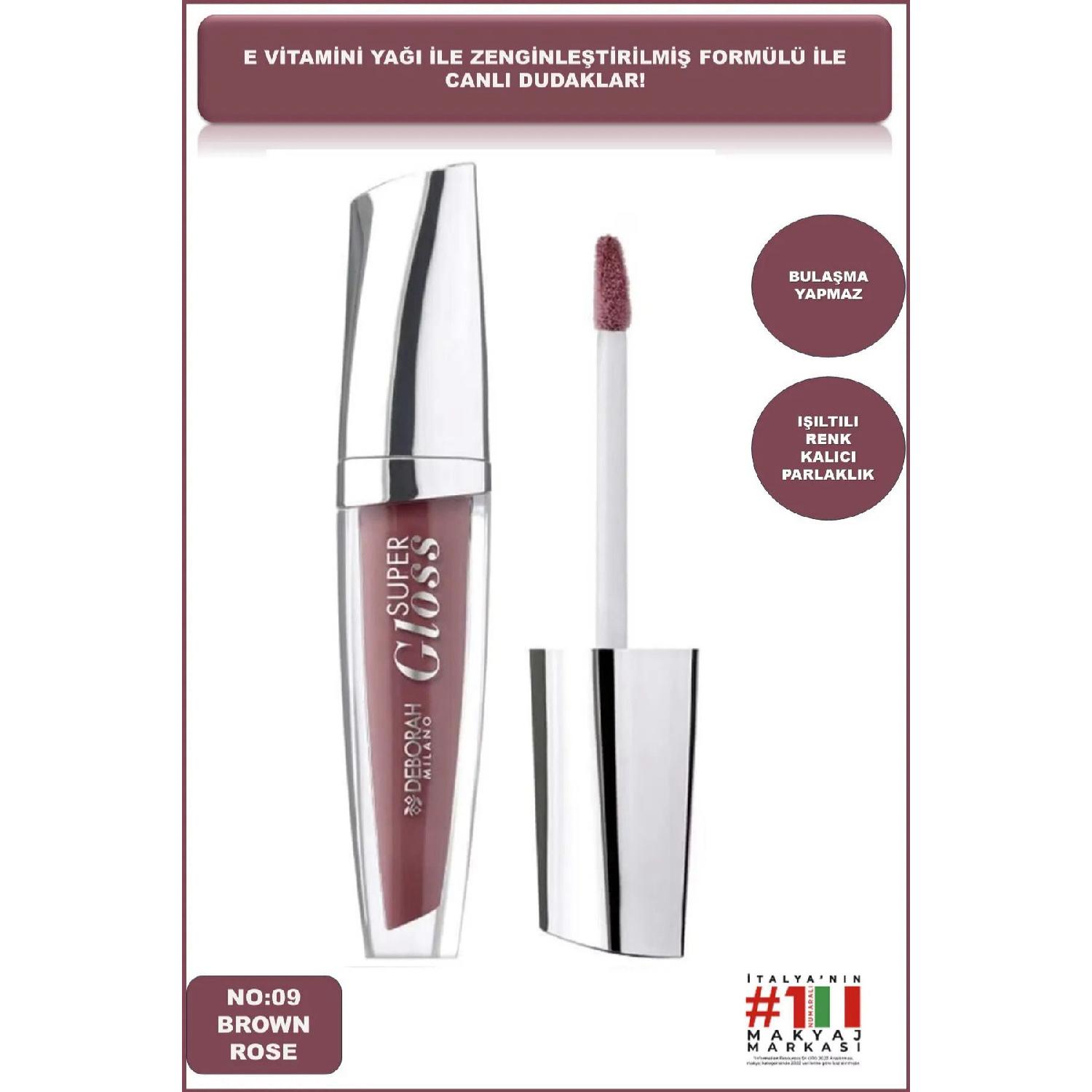 

Extra Bright Super Gloss Brown Rose No: 09