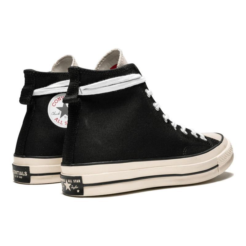 Converse Chuck Taylor All Star 70 High Comfortable Casual High-Top Espadrilles Unisex Black & White