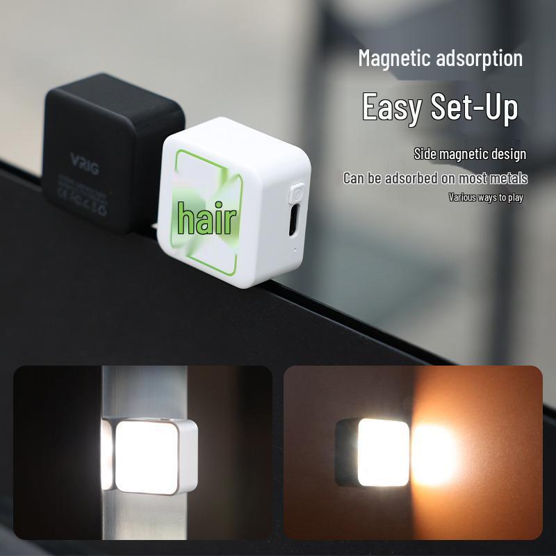 Magnetic Dimmable Beauty Fill Light for OSMO Pocket3 & Action5Pro Cameras