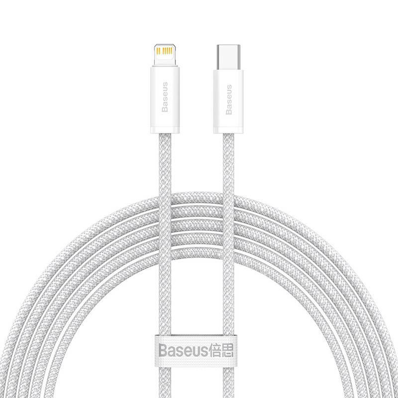 Cable Baseus  USB-C cable for Lightning Baseus Dynamic Series, 20W, 2m (white)