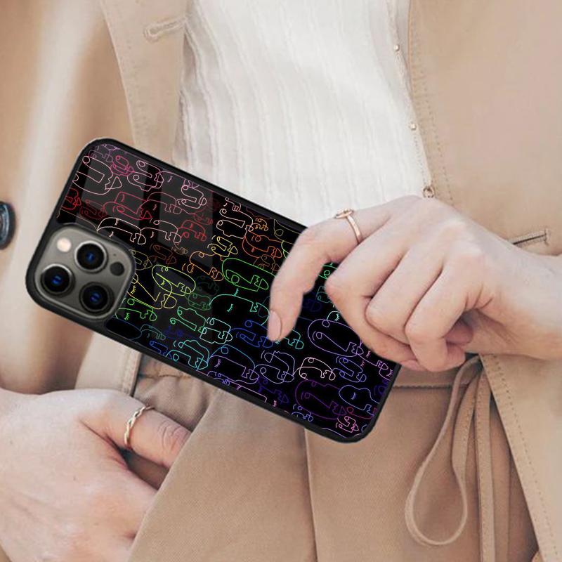 Boho Woman Minimalist Line Art Magnetic Phone Case For APPLE iPhone 17 Air 16 14 13 12 Pro Max 15 Plus Wireless MagSafe Cover