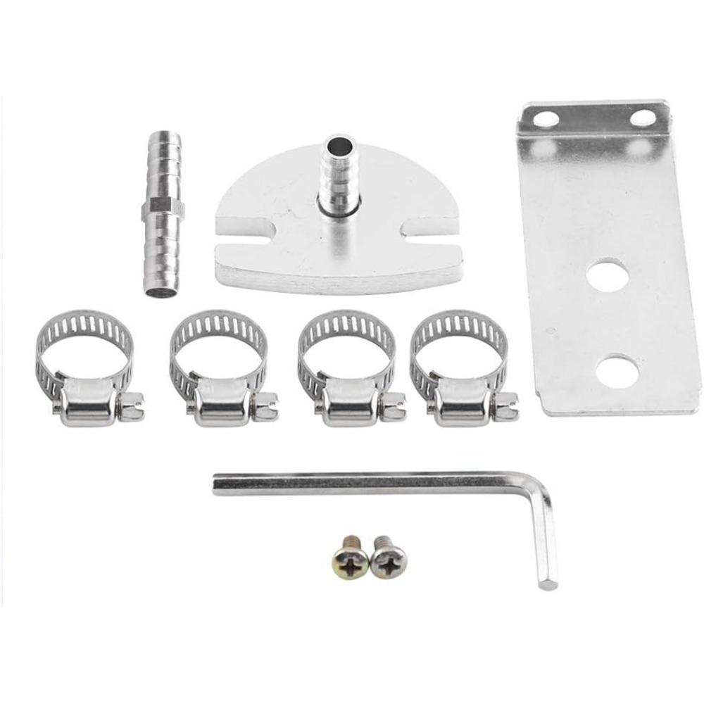 Regulátor tlaku paliva z hliníkové slitiny Univerzální nastavitelný regulátor tlaku paliva FPR s tlakoměrnou hadicí 0-140 psi Nastavitelný