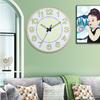 12 Inch 30cm Luminous Plastic Silent Wall Clock Creative Bedroom Living Room Simple Luminous Quartz Clock