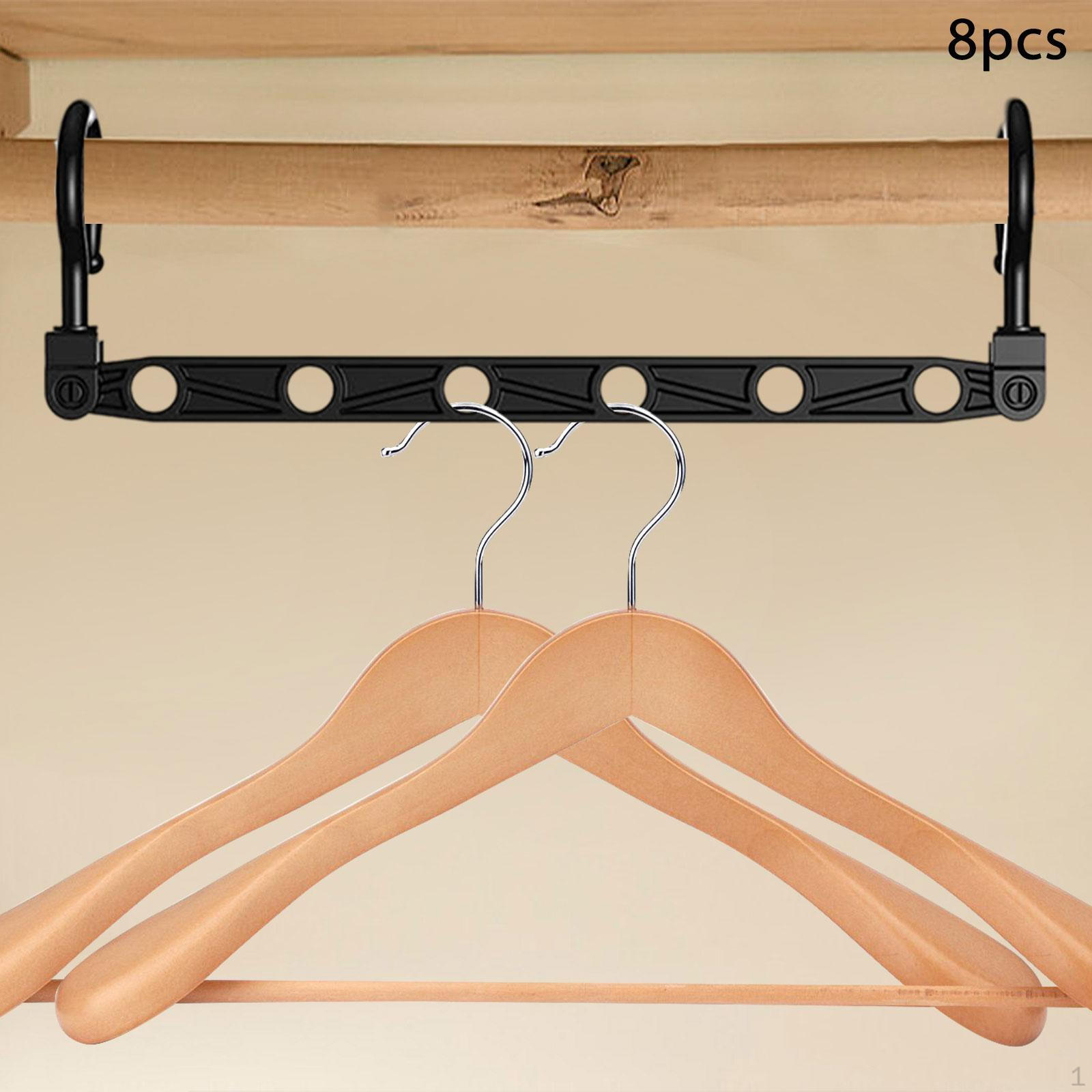 

8 штук Компактные вешалки для экономии места Домашняя организация с 6 отверстиями Органайзер для одежды в общежитии