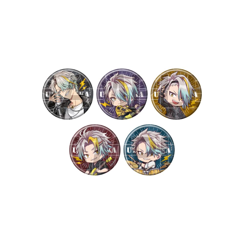 

Kaori Meika 01 Rock Holographic Badge Complete Set of 5 Boxes ver. [Original Illustration] [57mm]