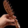 Natural Head Massagers Comb For Travel Office Use Of Sandalwoods for Gentle Hair Care