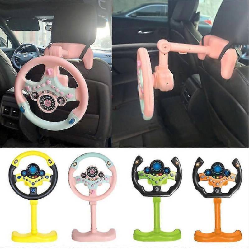 Steering Wheel Simulated Toy With Lights And Sound Design For Gift Childrens