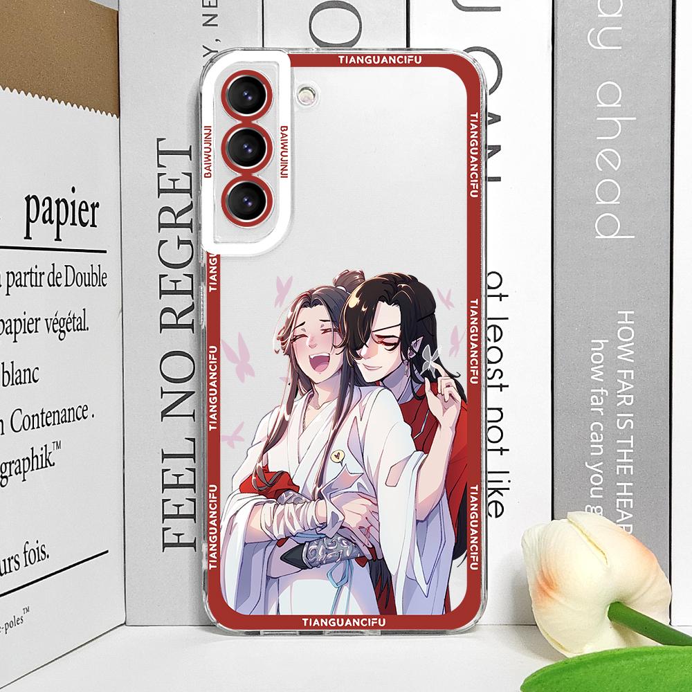 

Heaven Official’s Blessing Amine Phone Case for Samsung Galaxy A55 A54 A53 A51 A70 A32 A31 A22 A13 4G 5G Soft Clear Cover Fundas Samsung A52