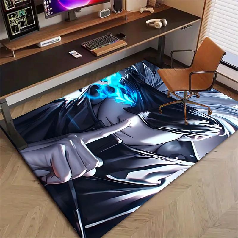 Gojo Satoru (2)Printed Area Rug Carpet for Bedroom Living Room Home Decor Rugs Mat Non Slip Mat Rug for Bedside