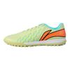 Li Ning Jin Comfortable Simple Artificial Turf Natural Grass Non-Slip Wear-Resistant Football Shoes Men Football Shoes Green Orange YSTU005-3