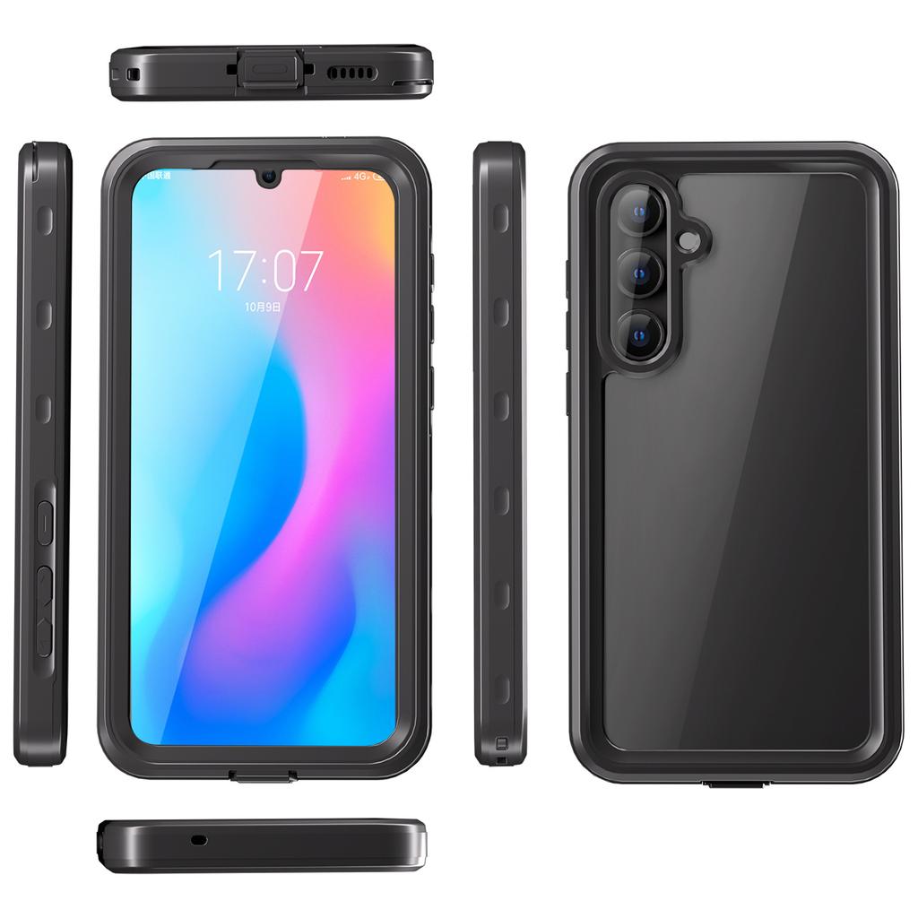 Per Samsung A55-5G Custodia Impermeabile da Esterno per Telefono, Sport, Anti Caduta, Antipolvere, Copertura Protettiva Sigillata All-Inclusive per Sport