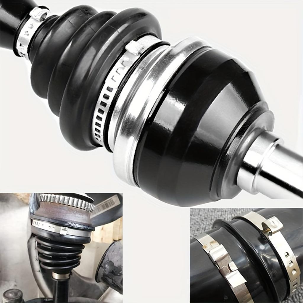 Rustfritt stål 10 stk CV-ledd mansjettklemmetang med 8 stk CV-mansjettklemmer og bilslangeakseltang