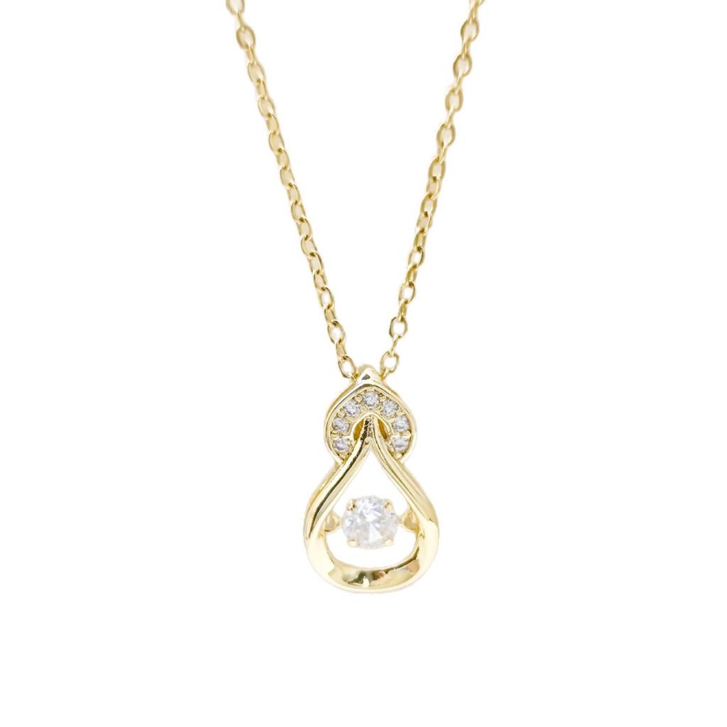 Elegant Pear-Shaped Water Drop Necklace: High-End, Versatile Clavicle Chain for Women