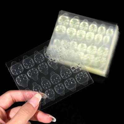 240Pcs/Set Nail Jelly Glue Fresh Style Double Sides Ultra Thin FALSE Nail Glue