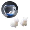 Cute Cat Resin Fillers with Crystal Droplets Flexible Silicone Mould Miniature Landscape Decorations for Home and Office