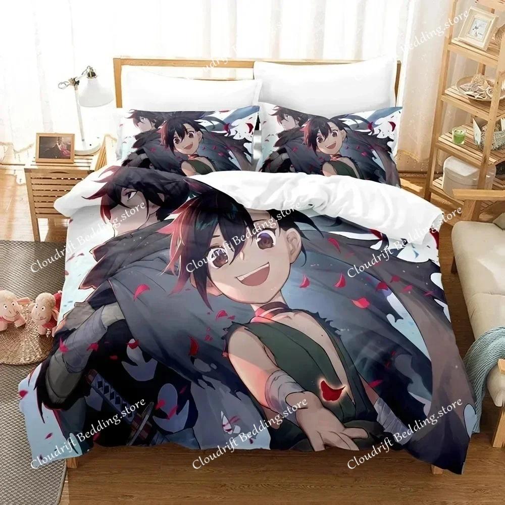 Anime Dororo Bedding Set Twin Full Queen King Size with Pillowcases Bedroom Decor 3D Printed Polyester Duvet Cover