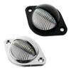 2 Stück 3-LED 12V Kennzeichenleuchte Runde Bodenleuchte Blinker Universelle Kennzeichenleuchte