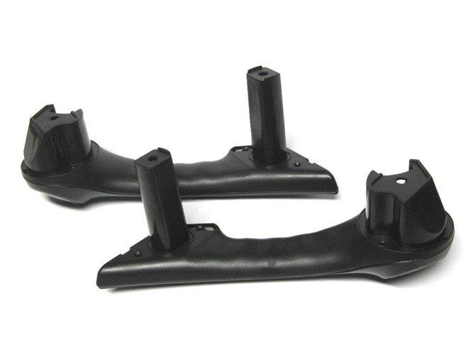 Renault Megane Ii 02-05 Front Door Interior Handle Left + Right Set Black