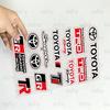 DFCMQJ1 FOR TOYOTA TRO Universal Multi-Purpose Reflective Waterproof Stickers Scratch Conceal For Auto Bike Helmet Mug Fridge Decoration