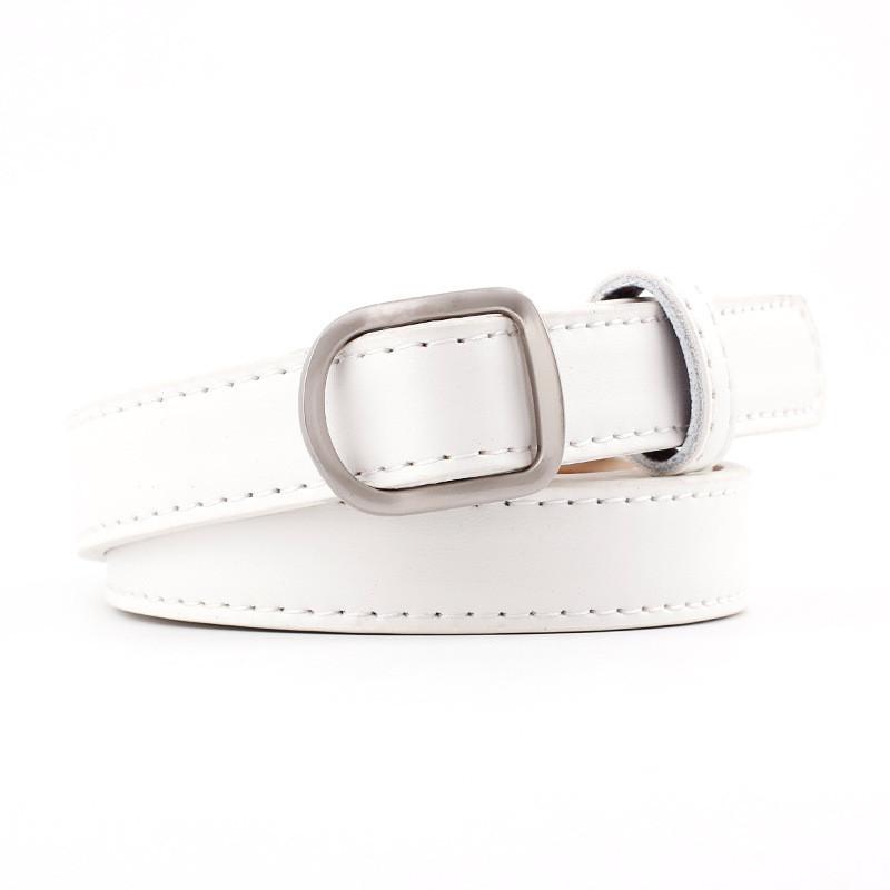 Stylish Korean Version Casual Belt For Students With Decorative Smooth Buckle Feature
