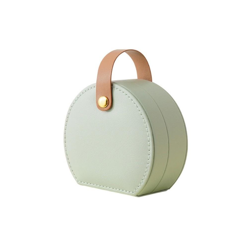 Handbag Jewelry Storage Box Semi-Circular Jewelry Organizer Portable Jewelry Box  Rings