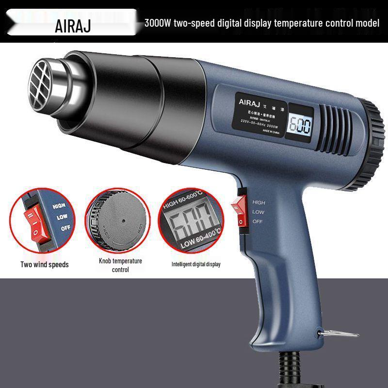 Arrizo High-Power Portable Heat Gun for Electronic Repair & Heat Shrink Applications