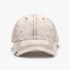 Custom Logo Distressed Baseball Cap Vintage Washed Ripped Cotton Dad Hat Frayed Brim Y2K Streetwear Sun Hat For Men Women