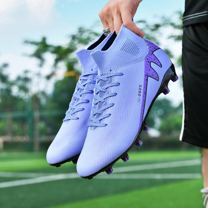 Fashion 32-46 Teenagers' Large Size High Leg Nails Football Training Sneakers Children's Football Shoes