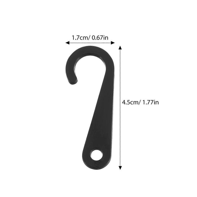500pcs Retail Display Hooks Set, J Hooks Plastic for Socks, Hats, Gloves, Underwear Merchandising Hanger for Small Accessories