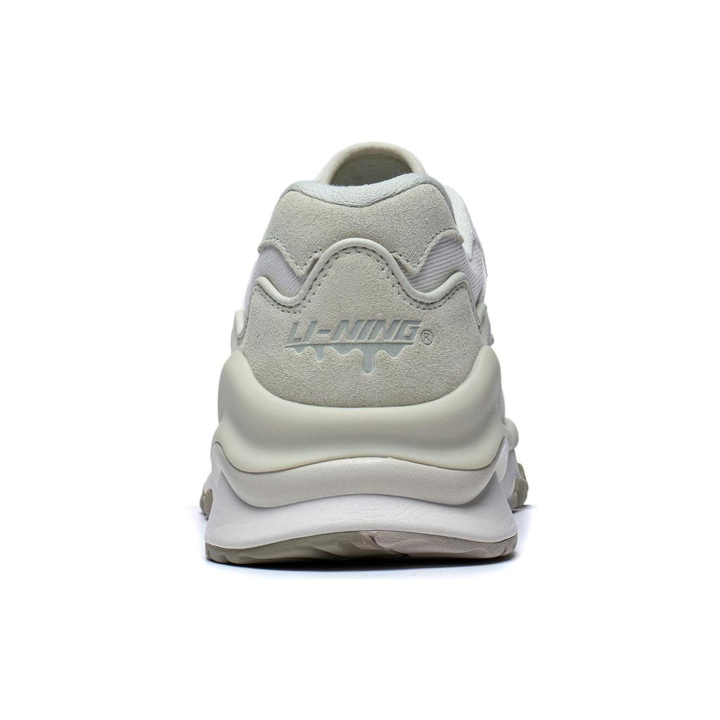 New LiNing 001 Mountain Sea Slip Resistant Low Top Running Shoes Women's Ivory Light Tea Brown Green AZGT074-1