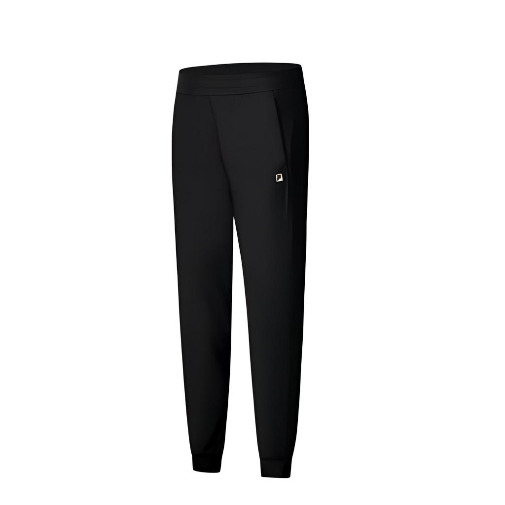 New FILA Fitness Series Knitted Sweatpants Women's Pitch Black A61W421609A-BK